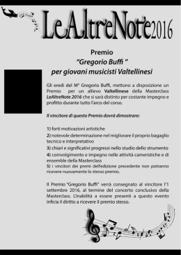 Premio Gregorio Buffi