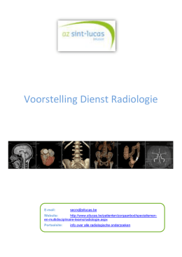 Radiologie - AZ Sint