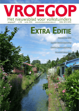 Extra editie Lente 2016 - Bond van Volkstuinders