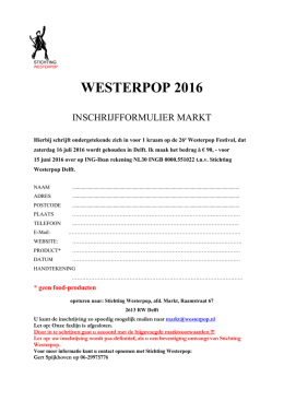 WESTERPOP 2016