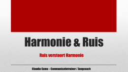 Presentatie Claudia Camu