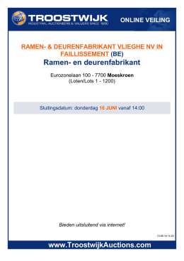 Ramenнаen deurenfabrikant