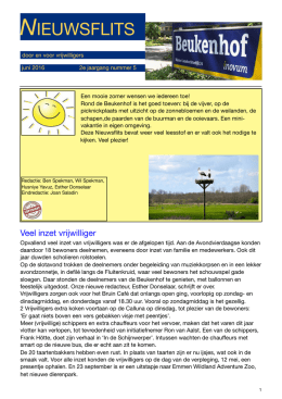 nieuwsflits juni 2016