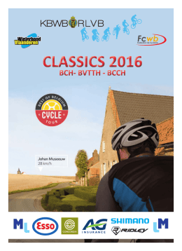 Classics brochure 2016