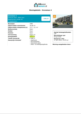 Woningdetails - Emmalaan 3