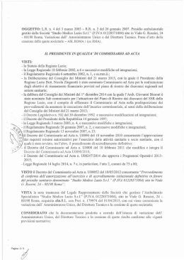 Decreto n. U00221 del 22/06/2016