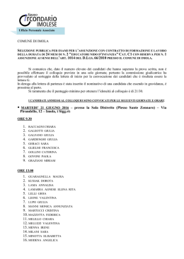 colloqui selezione Educatore nido d`infanzia