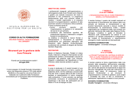 Brochure 2016 - Università di Bologna