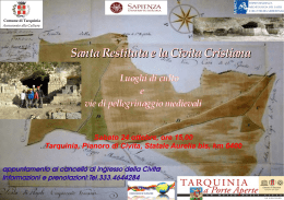 Visita alla Civita cristiana - Le necropoli etrusche di Cerveteri e