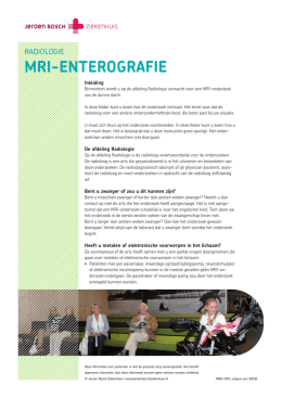MRI-EntERogRafIE - Jeroen Bosch Ziekenhuis