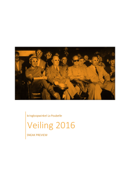 Veiling 2016 - La Poubelle