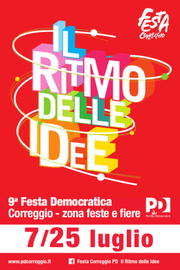 Festa PD_programma 2016C - PD – Circolo di Correggio