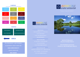 Brochure Indice Respirometrico e Monitoraggio