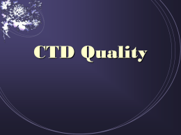 CTD Quality
