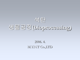 석탄 생물공정(bioprocessing)