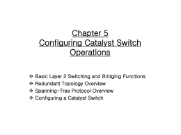 [PPT자료] Catalyst Switch 와 VLAN