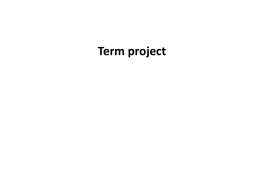 Term project