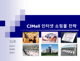 CJMall인터넷쇼핑몰전략