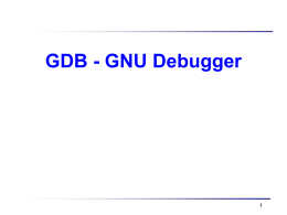 GDB-GNU Debugger