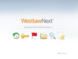 WestlawNext 소개