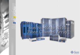 Sun StorEdge 3510 어레이는 엔터프라이즈 급 RAID 기능과 엔트리