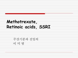 Methotrexate, SSRI 0608., Down