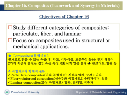 Chapter 16. Composites (Teamwork and Synergy in Materials)