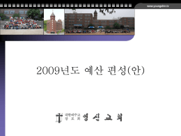 2009년영신교회예산(안)[File Size:1.48MB]