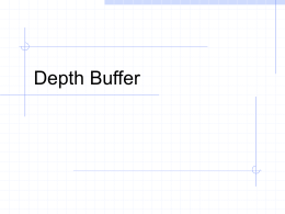 Retrieving a Depth Buffer