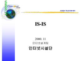 IS-IS 시작하기