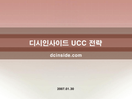 20070130_DCINSIDE_UCC전략