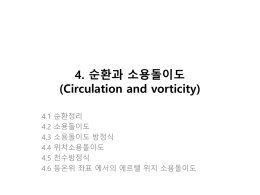4. 순환과 소용돌이도 (Circulation and vorticity)