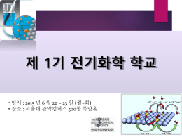 (첨부)프로그램 - 한국전기화학회