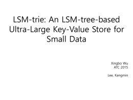 LSM-trie. [112] DATE