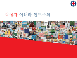 적십자이념교육과RCY활동소개(2015.10)