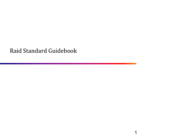 Raid Standard Guidebook