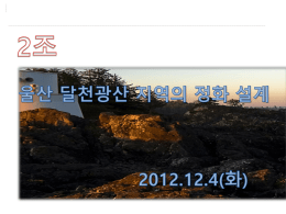 지하수 및 토양오염 project PPT 2조(이영수,주혁준,이예신,김성현,권