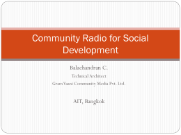 Balachandran-Community_Radio.ppt