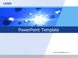 PowerPoint Template 10 (арт-модель, цвет синий)