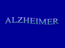 PowerPoint bestand met informatie over Alzheimer