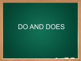 DO AND DOES.ppt