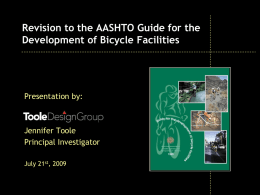Toole Bicycle Guide.ppt