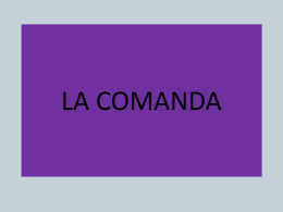 LA COMANDA 2.ppt