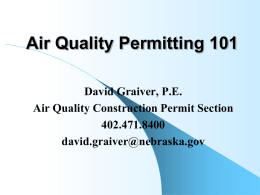 Air Quality Permitting 101.ppt