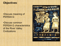 PERSIA-G of the River Valley Civ.'s
