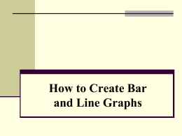 How to creat a bar/line Graph Power Point