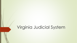 Judicial Branch Vocabulary 2016