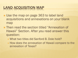 land acquisition map-annexation of hawaii