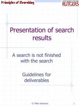 Presentation of search results.ppt