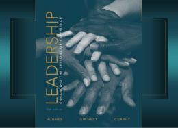 Leadership and Values